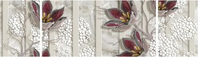 Obraz - Kwiaty dekoracyjne (170x50 cm)