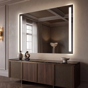 Nowoczesne Lustro do Salonu Podświetlane LED L02