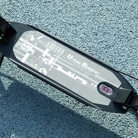 AIYAPLAY Hulajnoga dziecięca Scooter z regulowanymi uchwytami, składana hulajnoga dla dzieci 6-12 lat, 94 x 36 x 88-103cm, Czarny