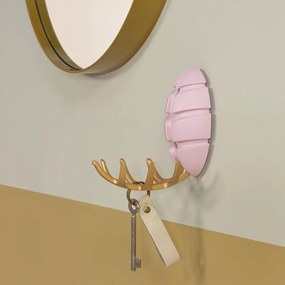 Jasnoróżowy haczyk ścienny Bug – Spinder Design