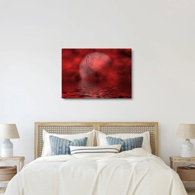Obraz - Księżyc na powierzchni (70x50 cm)