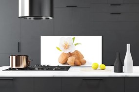 Panel nad blat kuchenny Kwiat o Odcieniu Pistacji