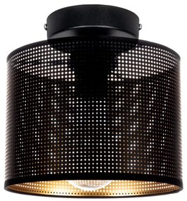 Lampa sufitowa ALDO 1xE27/60W/230V śr. 20 cm czarny