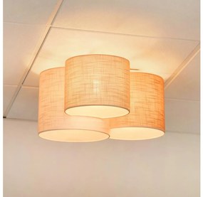 Brilagi - Lampa sufitowa SNAKE 3xE27/15W/230V szara/kremowa