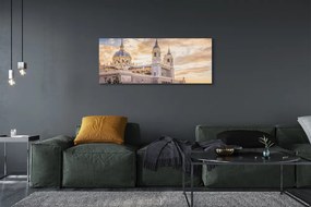 Fotoobraz na płótnie Katedra w Blasku Zachodzącego Słońca