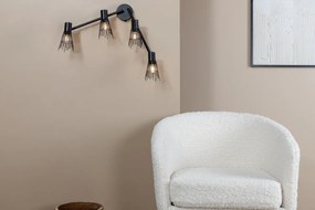 Designowa lampa ścienna PICO, czarna