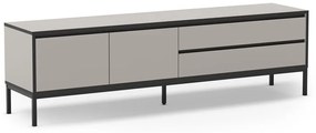 Szarobeżowa szafka pod TV 180x55 cm Lorenza – Marckeric