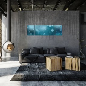 Obraz kropelek (170x50 cm)