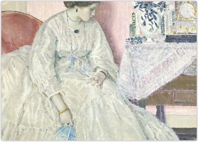 Obraz - Frederick Carl Frieseke, Memories, reprodukcje (70x50 cm)