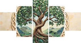 Obraz – Splecione drzewo życia (125x70 cm)