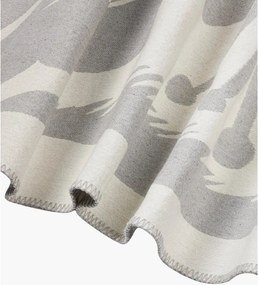 Jasnoszary koc 165x200 cm Lino – noo.ma