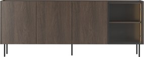 Komoda Dunari 220 cm czterodrzwiowa - dąb dunin