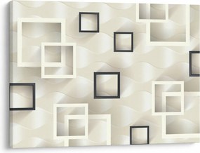 Geometryczny abstrakcyjny obraz (70x50 cm)