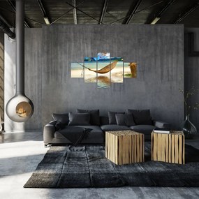 Obraz - Relaks na plaży (125x70 cm)