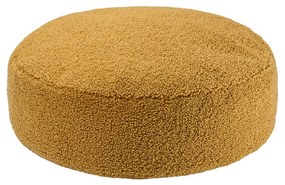 Brązowy dziecięcy worek do siedzenia z materiału bouclé Round – Wigiwama