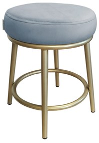 Taboret Ben noga metalowa złota BL06