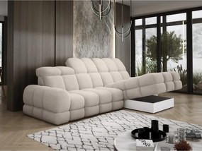 Narożnik TOLLO MINI S Prawostronny Elektryczna regulacja Bubble 03 kolor Beżowy WERSAL