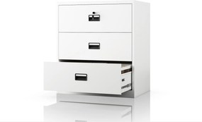 Szafa kartotekowa metalowa biała, 900x1020x600 mm: SARA XL V3