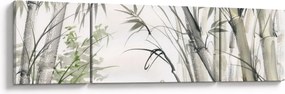 Obraz - Bambusy, rysunek (170x50 cm)