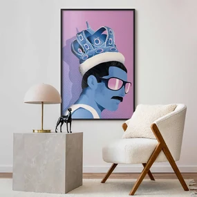 Plakat Freddie 60x90 cm z ramą czarną bez marginesu ARTGEIST B