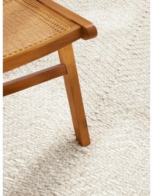 Kremowy chodnik z mieszanki wełny tkany ręcznie 80x200 cm Majoli – Elle Decoration