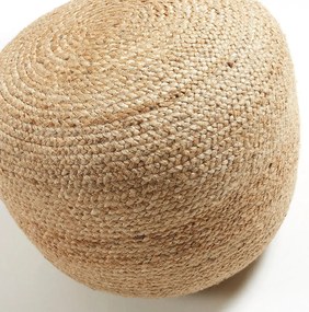 Puf w naturalnym kolorze Doc – Kave Home
