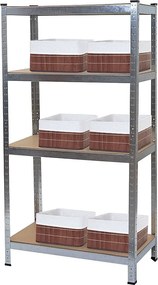 MCW-D67 wytrzymały regał z 6-krotnym koszem,  ocynkowany