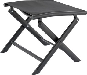 Składane krzesło aluminiowe, czarne