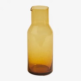 Dzbanek Szklany Gulix 1,5 L Żółta Ochra - Sklum