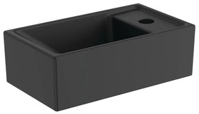 Ceramiczna umywalka w kolorze matowej czerni 37x21 cm i.Life S – Ideal Standard