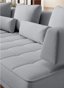 Narożnik GIOTTO L Prawostronnyelektryczna regulacja siedziska tkanina PERFECT HARMONY 80 WERSAL