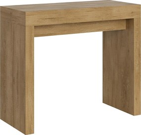 Konsola rozkładana 90x40/300 cm Roxell Dąb naturalny