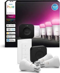 Podstawowy zestaw Philips Hue WACA 3xE27/8,1W 1000-20000K + urządzenie do łączenia