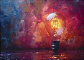 Obraz na szkle - Pomysł (70x50 cm)