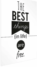 Plakat Best things in life 60x90 cm bez ramy bez marginesu ARTGEIST B