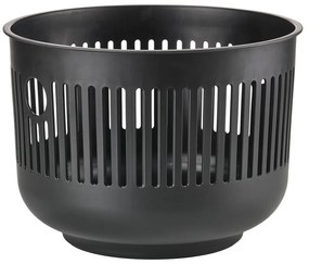 Czarny plastikowy kosz na pranie 35 l Ume – Zone