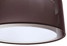 Brązowa elegancka lampa wisząca nad stół - S436 Nebiro