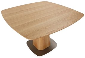 Stół w dekorze dębu 120x120 cm Etel – MOME