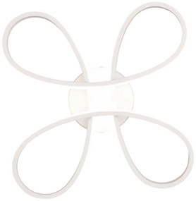 Biała lampa sufitowa LED 40x40 cm Fly – Trio