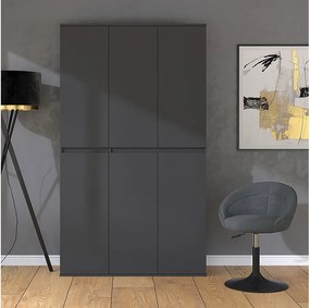 Szafa antracyt 111x40x191.5 claus