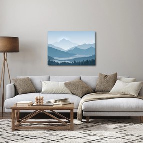 Obraz - Góry oczami grafika (70x50 cm)