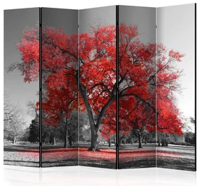 Parawan jednostronny Pejzaże 225x172 cm 5-częściowy różowy ARTGEIST B