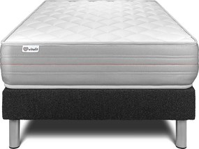 lózka z materacem VITALMEMO 120 x 200 cm Rama lózka Czarny