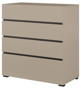 Komoda CROSS 4S 80cm congo/czarna HELVETIA