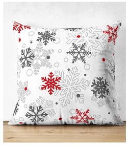 Zestaw 4 świątecznych poszewek na poduszki i bieżnika Minimalist Cushion Covers Red Christmas