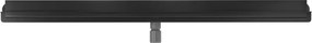 Mexen Flat Wall odpływ liniowy ścienny 2w1 120 cm, czarny - 1730120