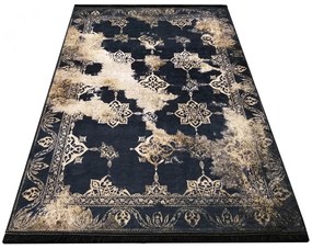 Czarny elegancki dywan B4-S16