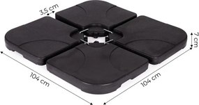 Obciążnik do parasola ogrodowego krzyżowego 015L-C