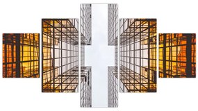 Obraz drapaczy chmur (125x70 cm)