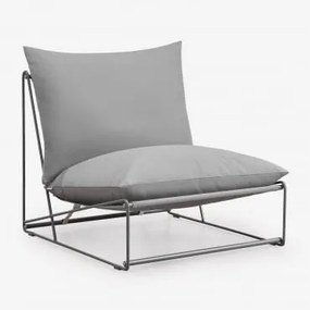 Moduł Centralny Do Modułowej Sofy Ogrodowej Amaro Grey - Sklum